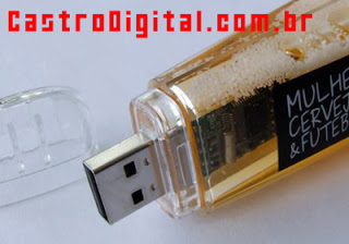 IMAGEM - Pen drive com cerveja