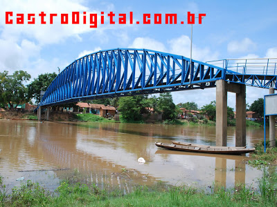 IMAGEM - ponte metalica no Rio Mearim - Bacabal