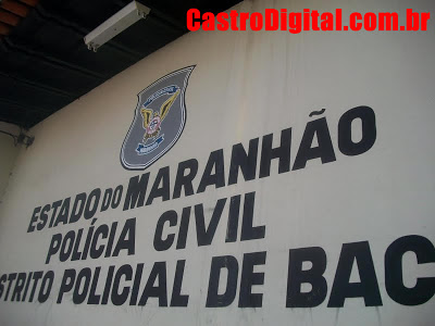 IMAGEM - Foto do 1º Distrito Policial de Bacabal - MA em péssimo estado