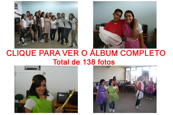 Fotos de peça teatral no colégio Minhocão de Bacabal – MA