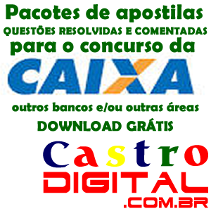 Apostilas Grátis para o concurso da Caixa