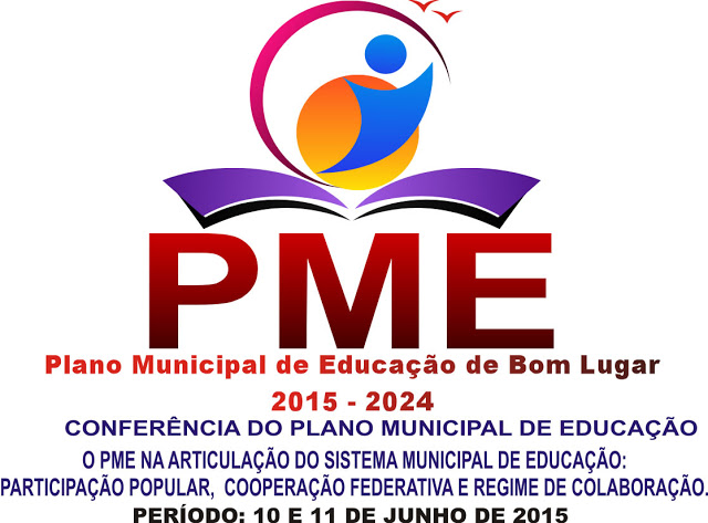 Convite para conferência de elaboração do PME 2015-2024 de Bom Lugar – MA