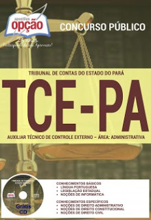 Apostila para concurso do TCE-PA - Auxiliar Técnico de Controle Externo