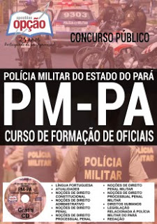 Apostila para o cargo de Oficial do concurso 2016 da PM-PA (Polícia Militar do Pará)