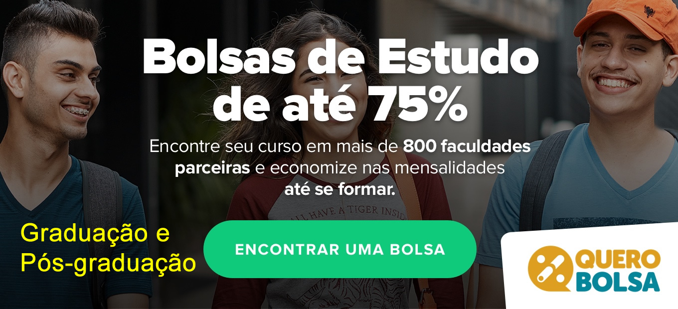 Bolsas de Estudo em cursos de Graduação e Pós-graduação