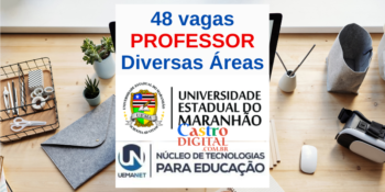 UEMA abre seletivos com 48 vagas para Professor – Editais UEMANET 05 e 06/2021