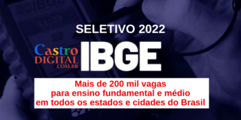 Seletivo 2022 do IBGE tem banca definida (nível fundamental e médio)