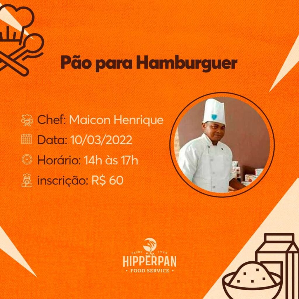 Inscrição para cursos em Bacabal na área de gastronomia promovidos pela Hipperpan