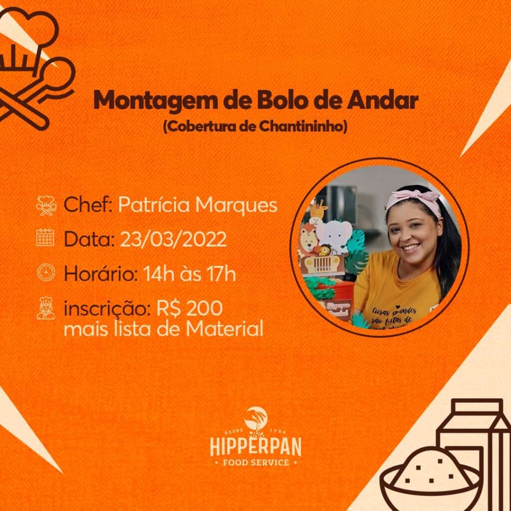 Inscrição para cursos em Bacabal na área de gastronomia promovidos pela Hipperpan