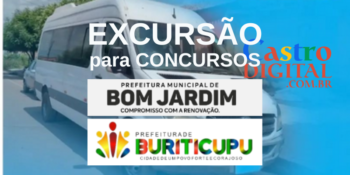 Excursão para os concursos das Prefeituras de Buriticupu e Bom Jardim – MA